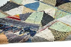 Tapis berbère marocain Boucherouite 125 x 230 cm