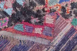 Marokkanischer Berber Teppich Boucherouite 210 x 125 cm