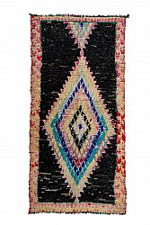 Marokkanische Berber Teppich Boucherouite 290 x 135 cm