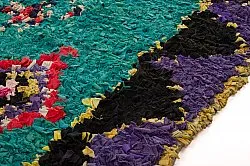 Tapis berbère marocain Boucherouite 155 x 335 cm