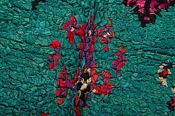 Tapis berbère marocain Boucherouite 155 x 335 cm