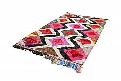 Marockansk Boucherouite-matta 145 x 260 cm