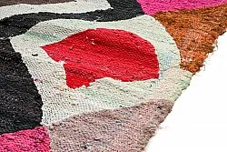 Marockansk Boucherouite-matta 145 x 260 cm