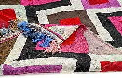 Marockansk Boucherouite-matta 145 x 260 cm