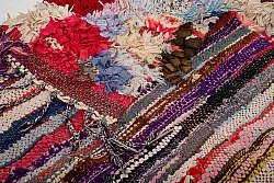 Marokkanische Berber Teppich Boucherouite 380 x 105 cm