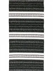 Kunststoffteppiche - Der Horred-Teppich Asta Mix (schwarz)