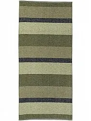 Kunststoffteppiche - Der Horred-Teppich Block metallic (olive)