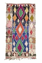 Marokkanische Berber Teppich Boucherouite 295 x 150 cm