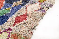 Marokkanische Berber Teppich Boucherouite 295 x 150 cm