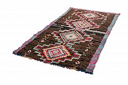 Marokkanische Berber Teppich Boucherouite 260 x 125 cm