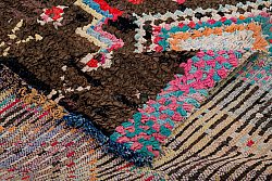 Marokkanische Berber Teppich Boucherouite 260 x 125 cm