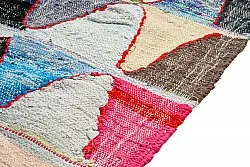 Tapis berbère marocain Boucherouite 135 x 275 cm