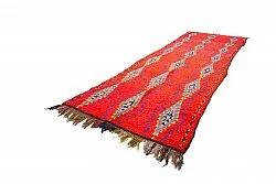 Marokkanischer Berber Teppich Boucherouite 440 x 135 cm