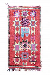Marokkansk Boucherouite-teppe 280 x 150 cm