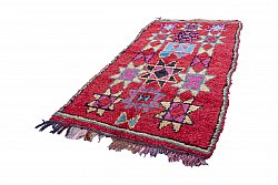 Marokkanische Berber Teppich Boucherouite 280 x 150 cm