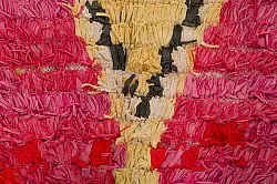 Tapis berbère marocain Boucherouite 390 x 150 cm