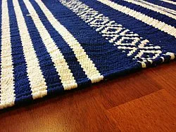 Flickenteppich - Ystad (blau)