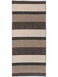 Kunststoffteppiche - Der Horred-Teppich Block metallic (braun)