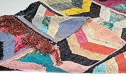 Tapis berbère marocain Boucherouite 130 x 290 cm