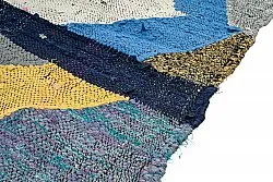 Tapis berbère marocain Boucherouite 135 x 250 cm