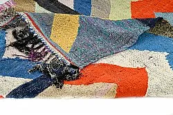 Tapis berbère marocain Boucherouite 135 x 250 cm