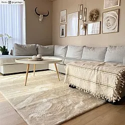 Hochflorteppiche - Aranga Super Soft Fur (beige)
