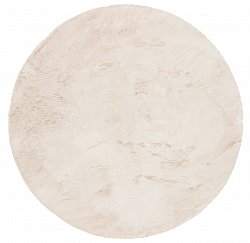 Runde Teppiche - Aranga Super Soft Fur (beige)