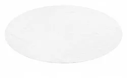 Runde Teppiche - Aranga Super Soft Fur (weiß)