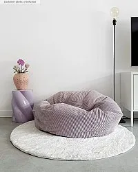 Runde Teppiche - Aranga Super Soft Fur (weiß)