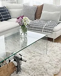 Hochflorteppiche - Janjira (weiß)