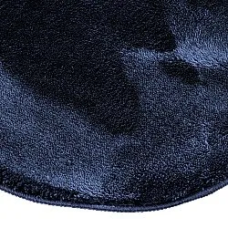 Asymmetrischer Wellen-Hochflor-Teppich - Aranga Super Soft Fur (dunkelblau)