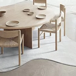 Asymmetrischer Wellen-Hochflor-Teppich - Aranga Super Soft Fur (weiß)