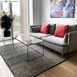 Wollteppich - Avafors Wool Bubble (grau)