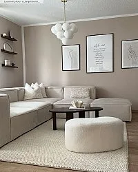 Wollteppich - Avafors Wool Bubble (beige)