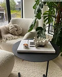 Runde Teppiche - Avafors Wool Bubble (beige)