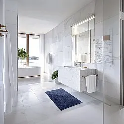 Badezimmerteppich - Bellona (blau)