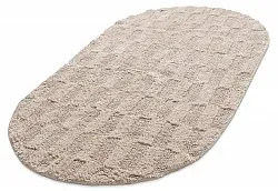 Ovaler badezimmerteppich - Bevin (beige)