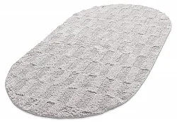 Tapis de salle de bain ovale - Bevin (gris clair)
