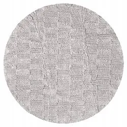 Runder badezimmerteppich - Bevin (hellgrau)