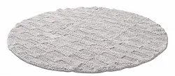 Runder badezimmerteppich - Bevin (hellgrau)