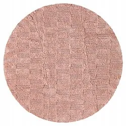 Runder badezimmerteppich - Bevin (rosa)