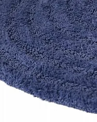 Runder badezimmerteppich - Embla (blau)