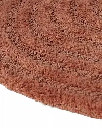 Tapis de salle de bain rond - Embla (terracotta)