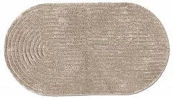 Ovaler badezimmerteppich - Evena (beige)