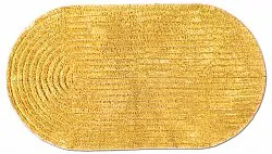 Ovaler badezimmerteppich - Evena (gelb)
