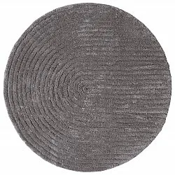 Runder badezimmerteppich - Evena (dunkelgrau)