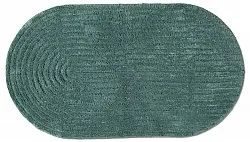 Ovaler badezimmerteppich - Evena (dunkelgrün)