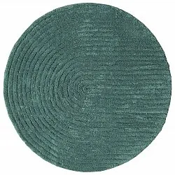 Runder badezimmerteppich - Evena (dunkelgrün)