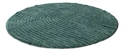 Runder badezimmerteppich - Evena (dunkelgrün)