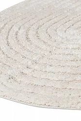 Ovaler badezimmerteppich - Evena (cremefarben)